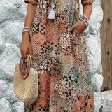 Lia - Damen Midi Kleid