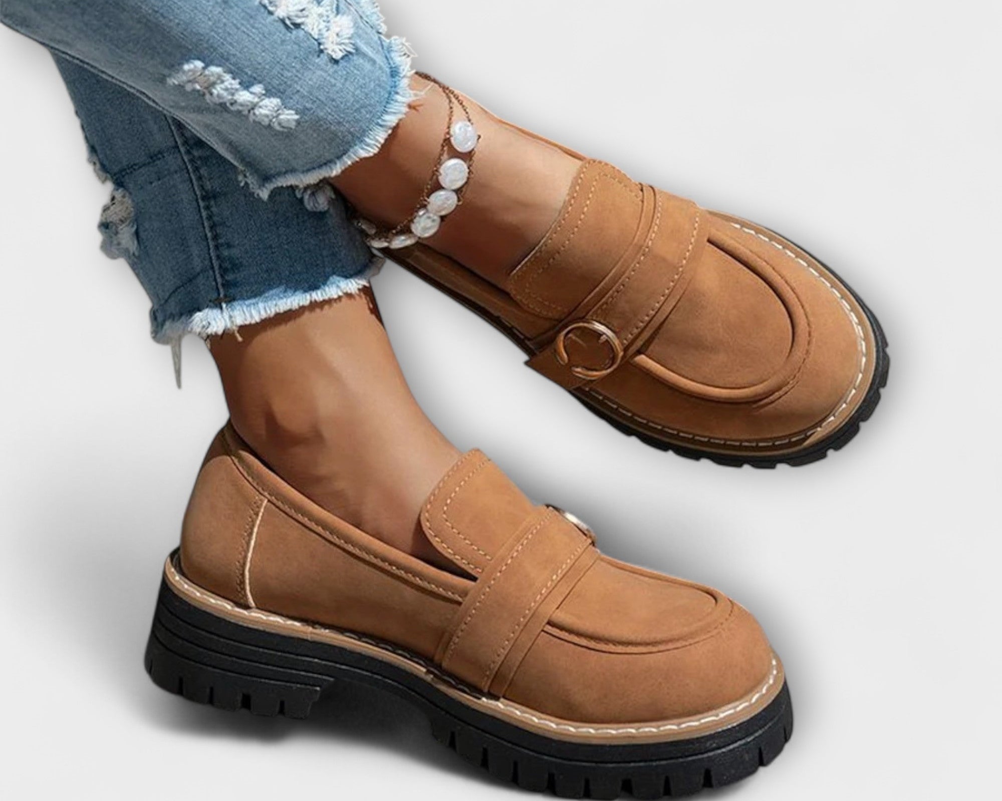 Poet – Lässige Slipper mit runder Spitze