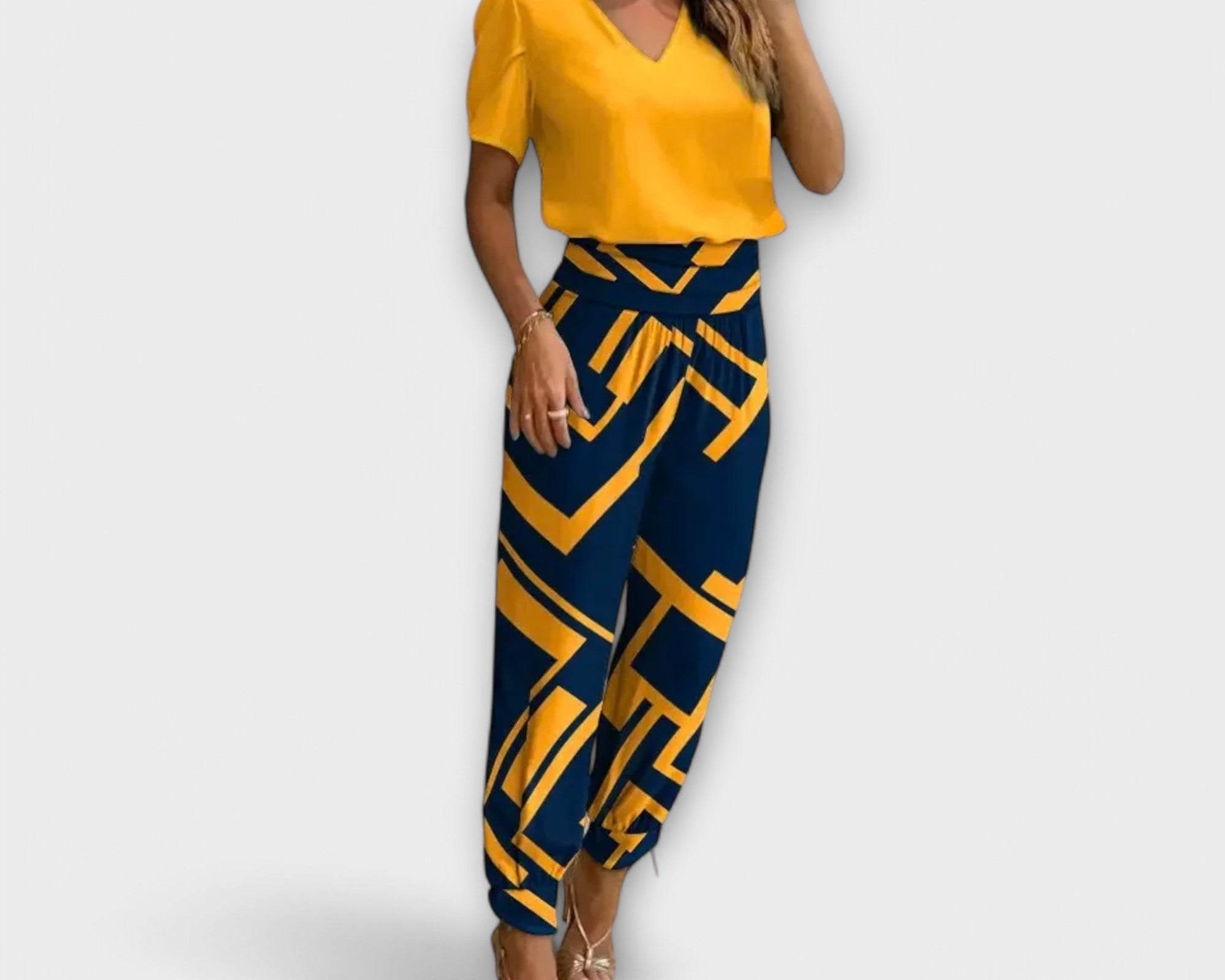 Irmelin – Elegantes Set Mit Oberteil Und Hose