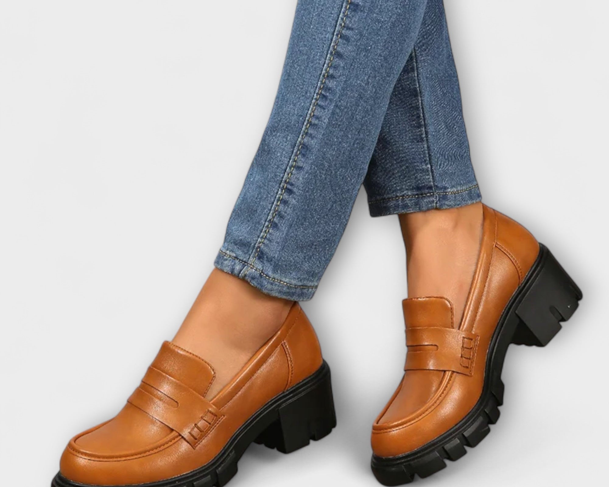 Harriet - Lässige Loafer mit klobigem Absatz