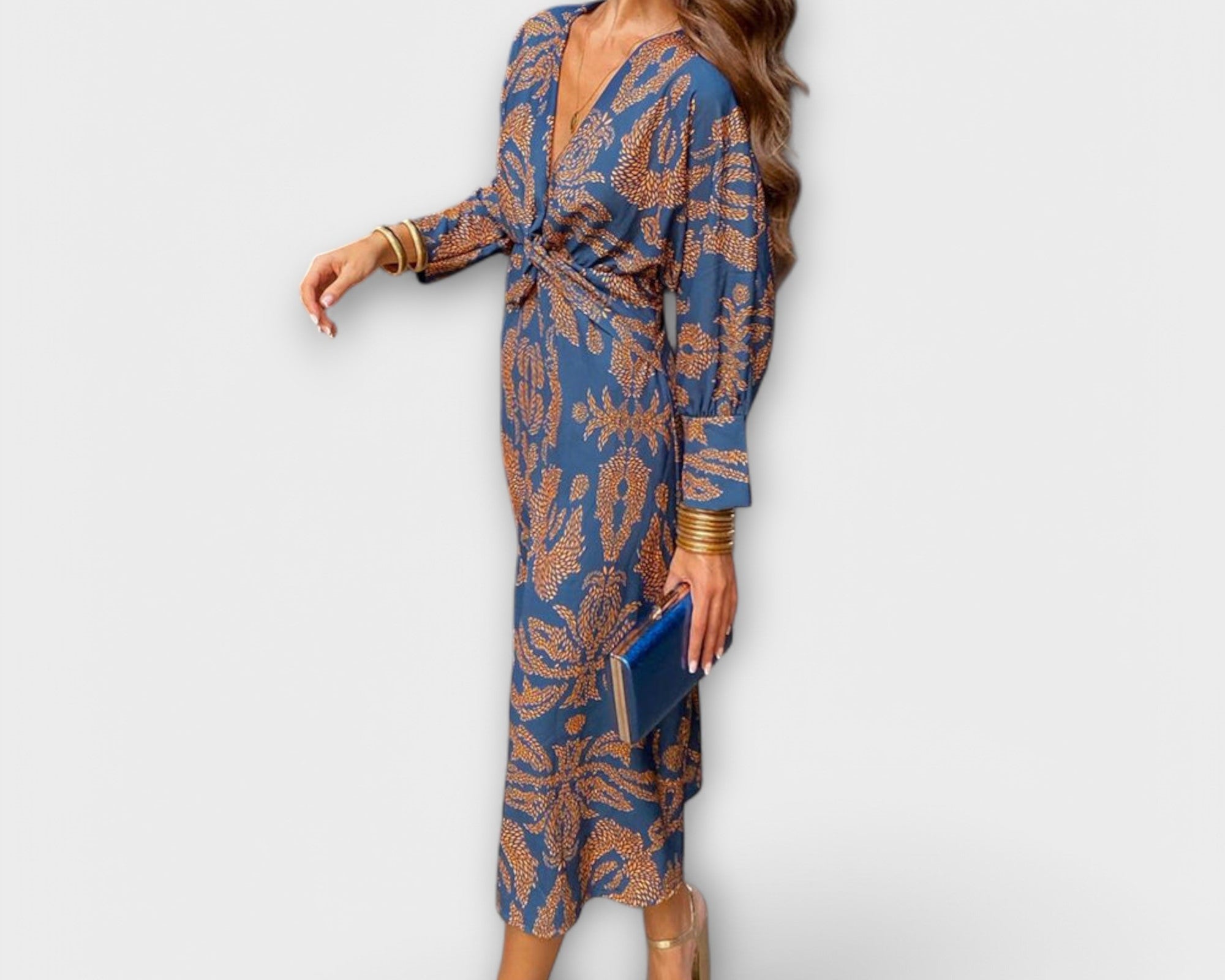 Oriana - Elegantes Kleid mit langen Ärmeln