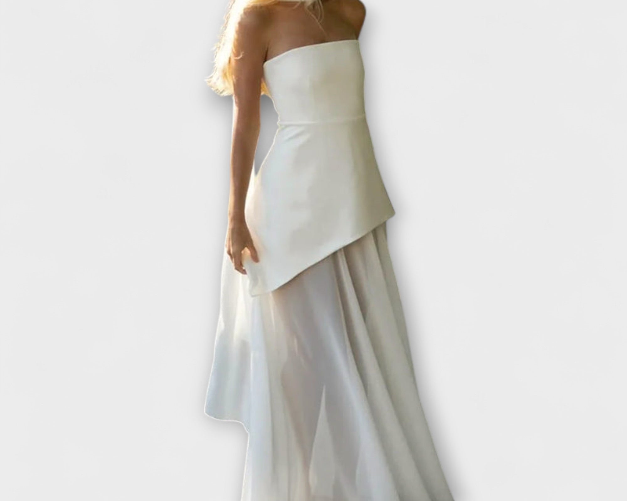 Goldie - Maxikleid aus Chiffon