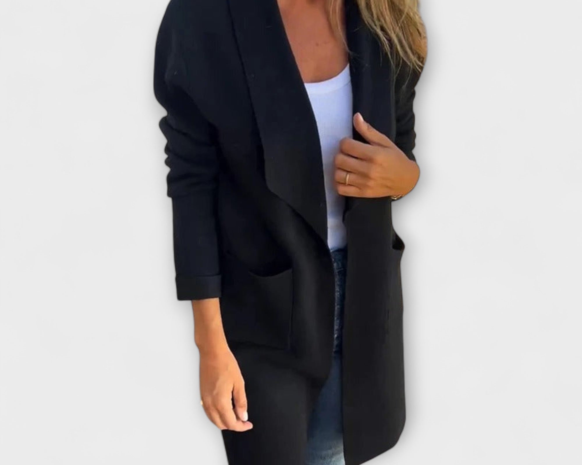 Libi – Taillierter Cardigan-Mantel