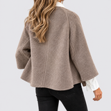 Lena - Stylische Kurze Jacke mit Rundhalsausschnitt