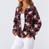 Juna – Blumenmuster-Cardigan mit Komfort