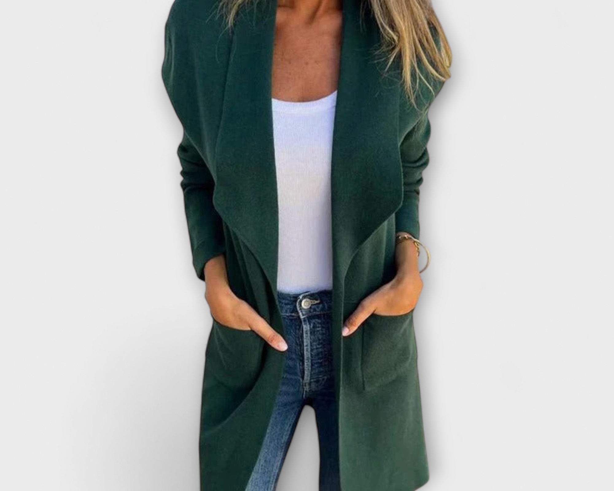 Libi – Taillierter Cardigan-Mantel