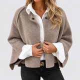 Lena - Stylische Kurze Jacke mit Rundhalsausschnitt