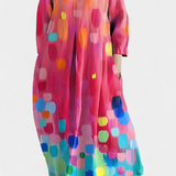 Ana - Fliessendes Kleid mit Muster