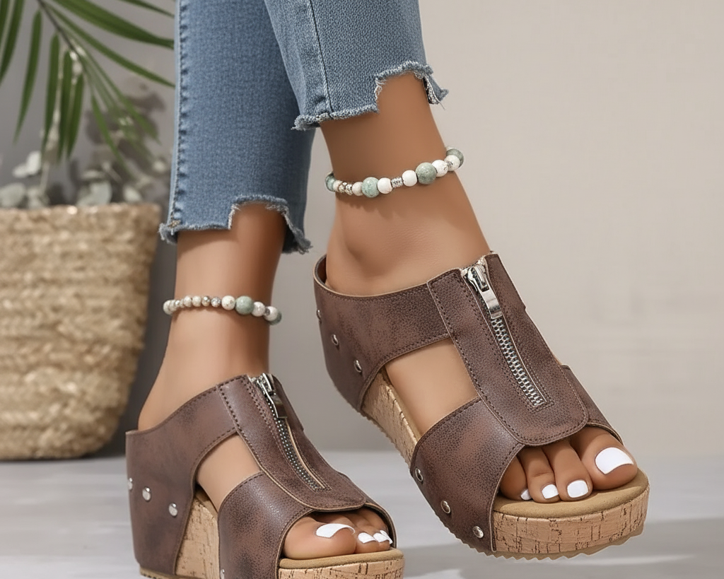 Chiara | Stylische Keilsandalen