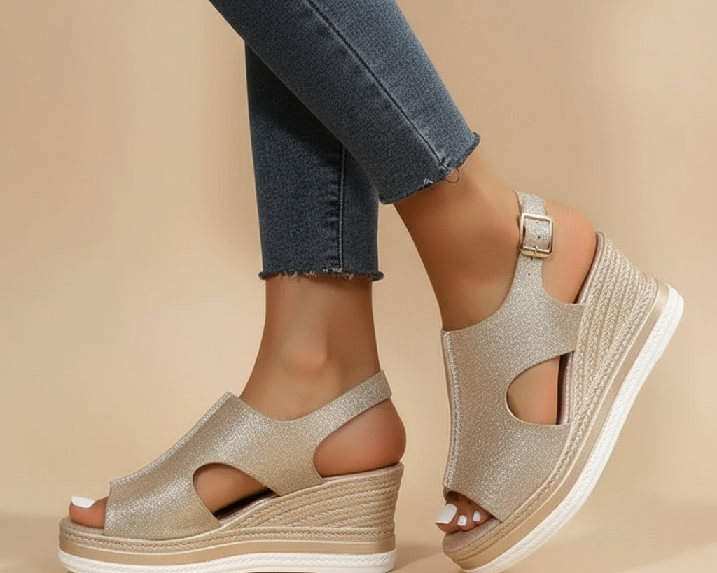 Anita – Entspannte Keilsandalen
