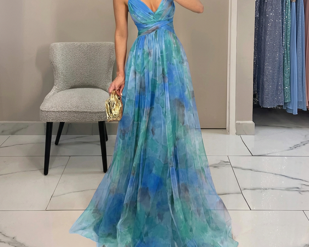 Margarida - Maxikleid mit Floralprint