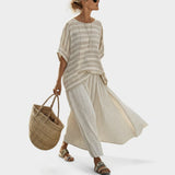 Isaura - Elegantes Leinen-Set