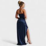 Krissi - Marineblaues Maxikleid
