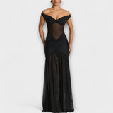 Therese – Schlitzkleid mit Wow Faktor