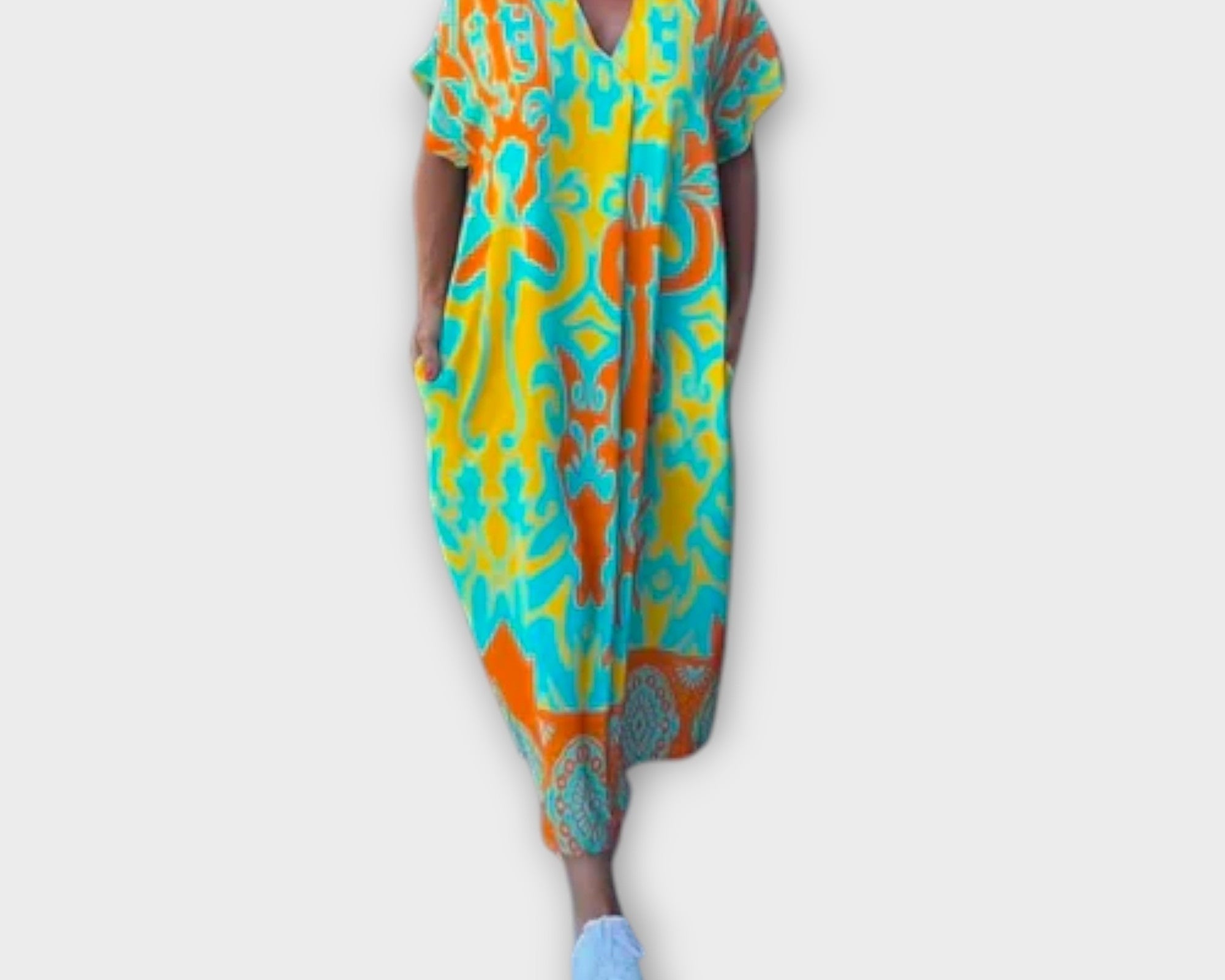 Elena - Elegantes Blumenkleid