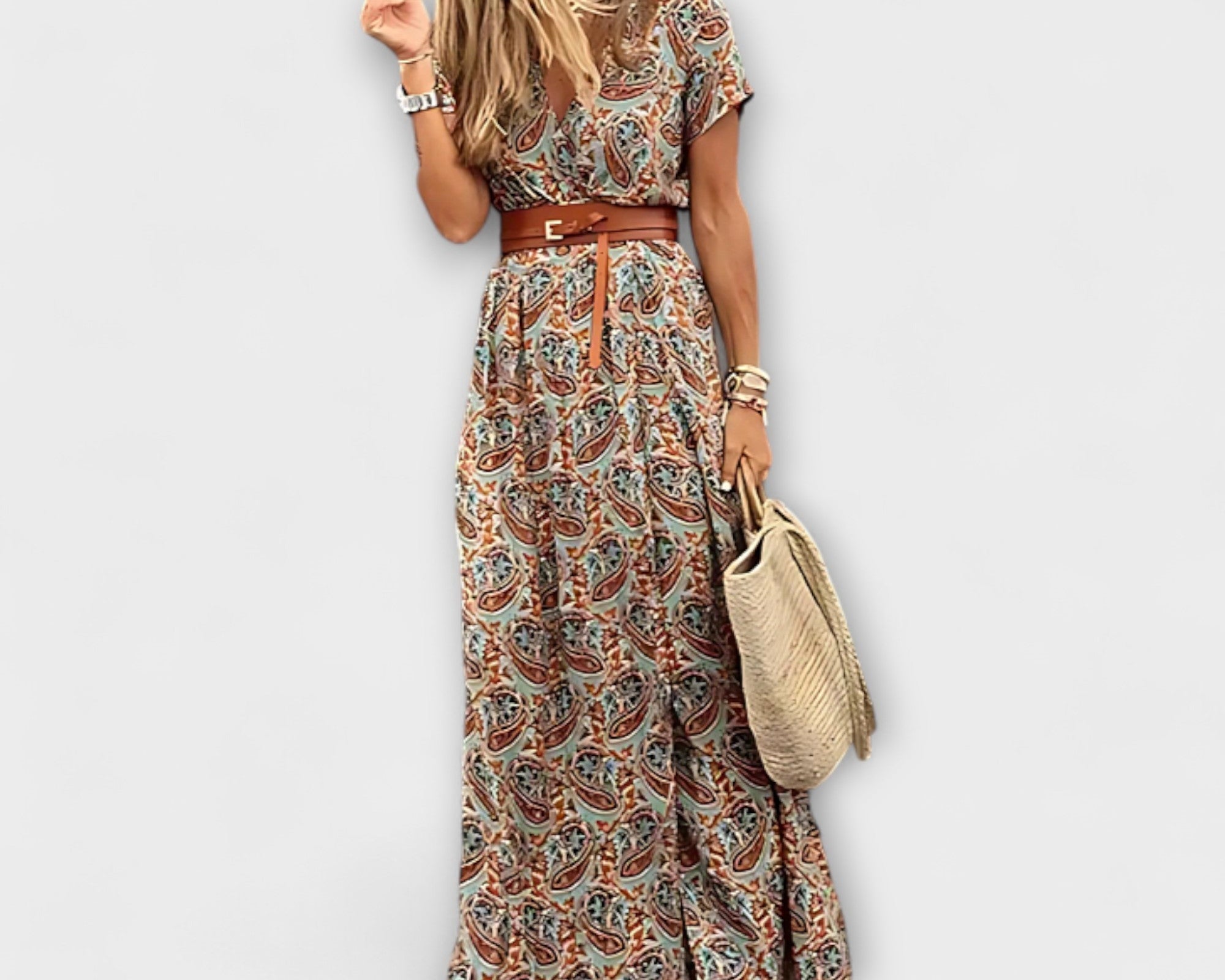 Sybella - Leichtes Boho-Maxikleid