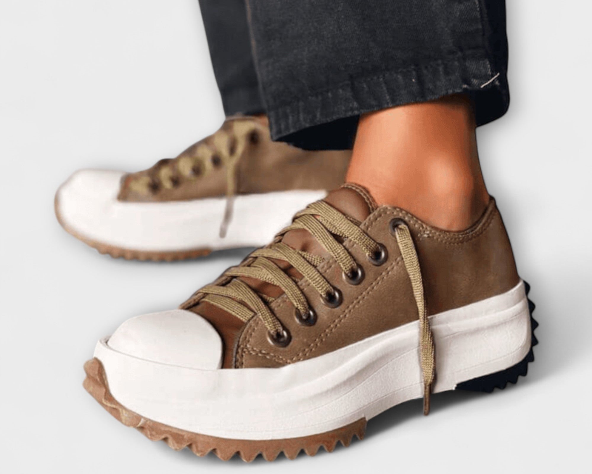 Jinky - Trendy Plateau-Schnürschuhe