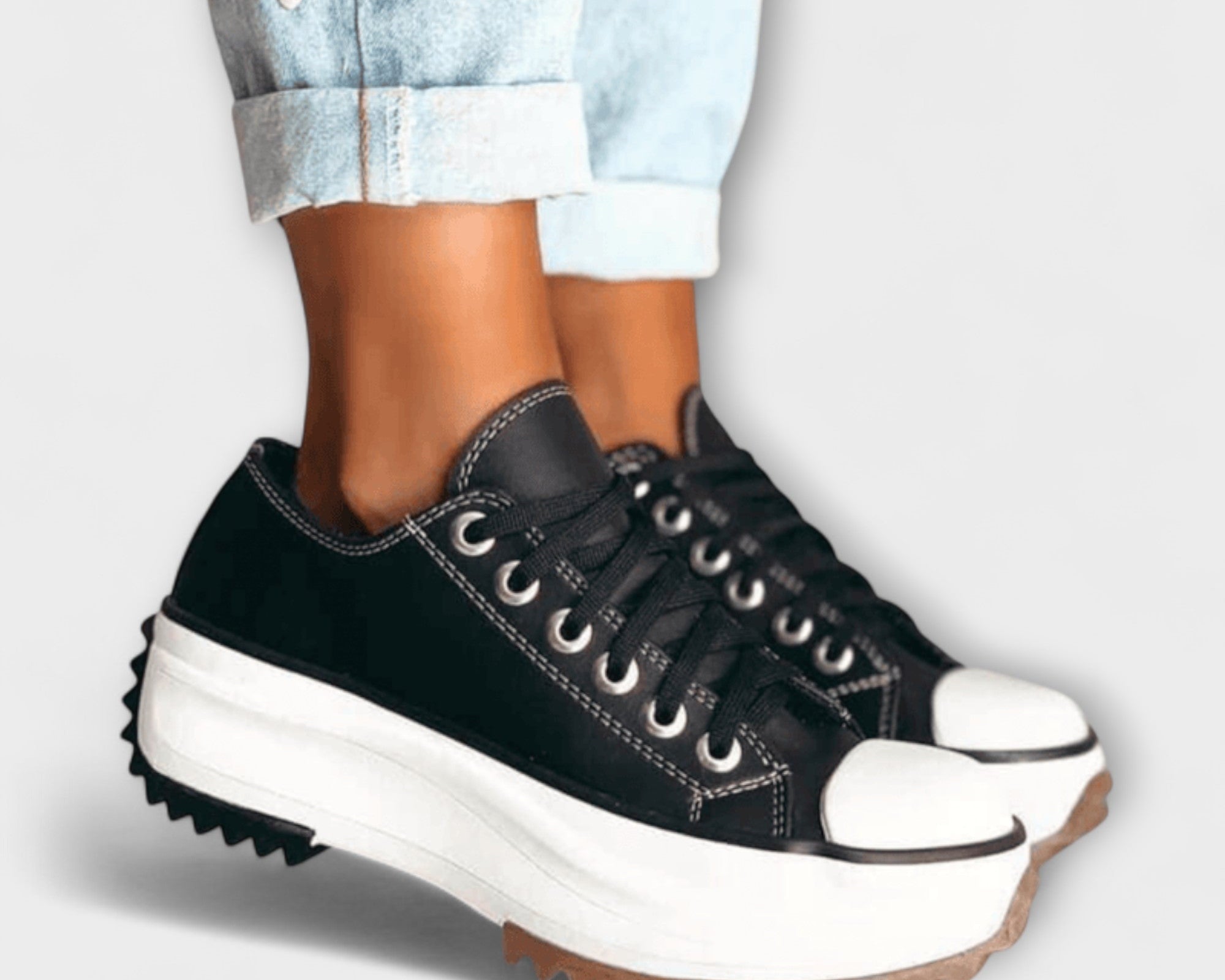 Jinky - Trendy Plateau-Schnürschuhe