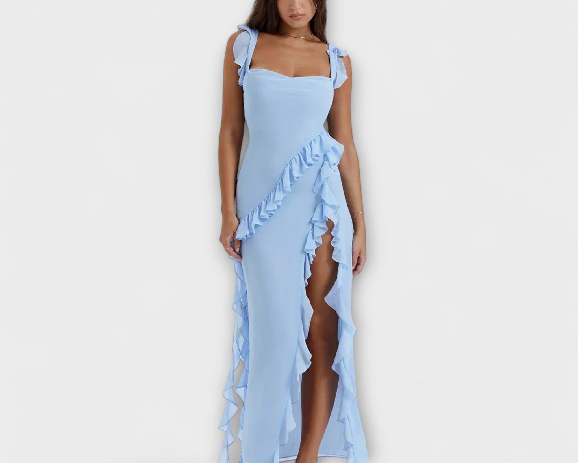 Lara - Stilvolles Maxikleid mit Schlitz