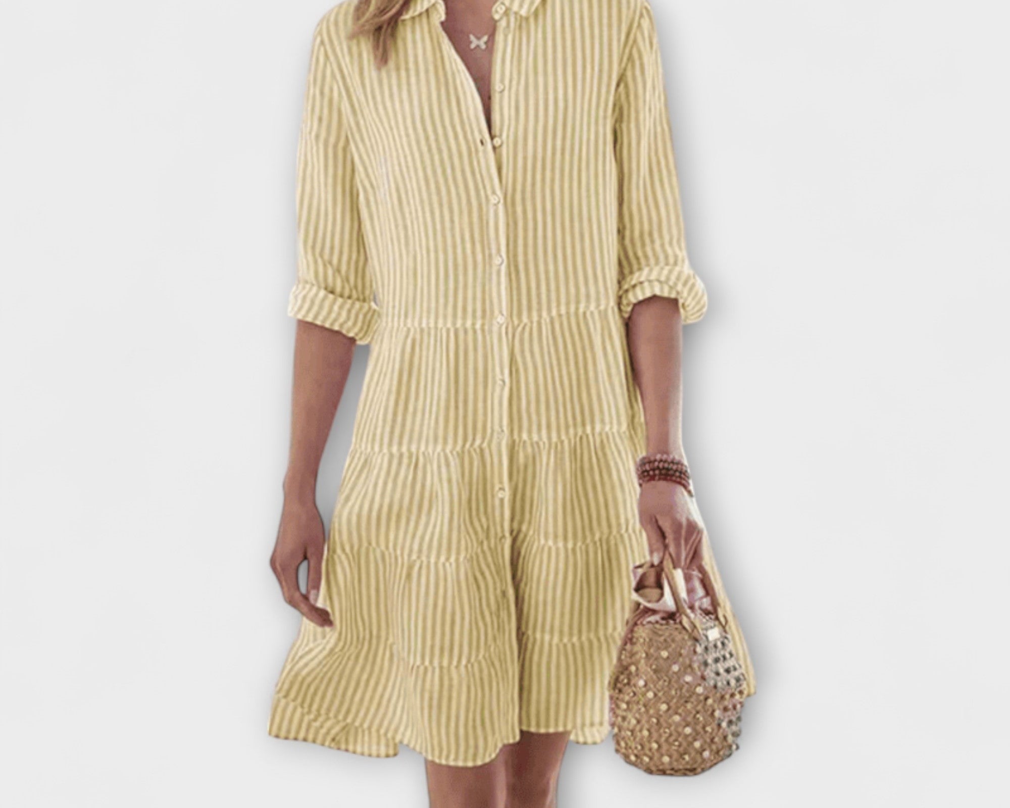 Lolita - Luftiges Gestreiftes Kleid