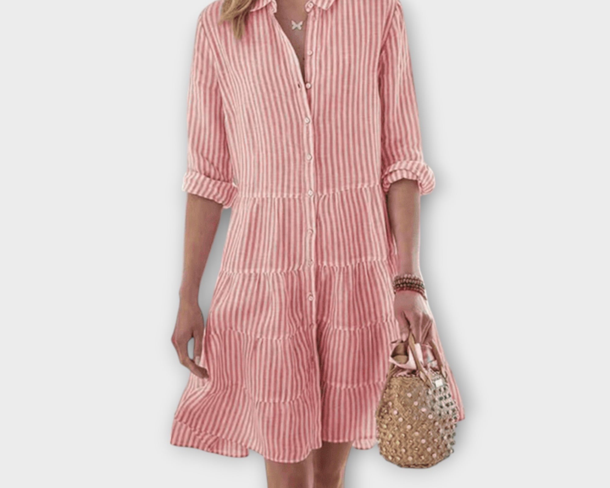 Lolita - Luftiges Gestreiftes Kleid