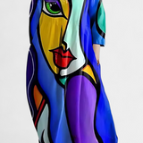 Ana - Fliessendes Kleid mit Muster