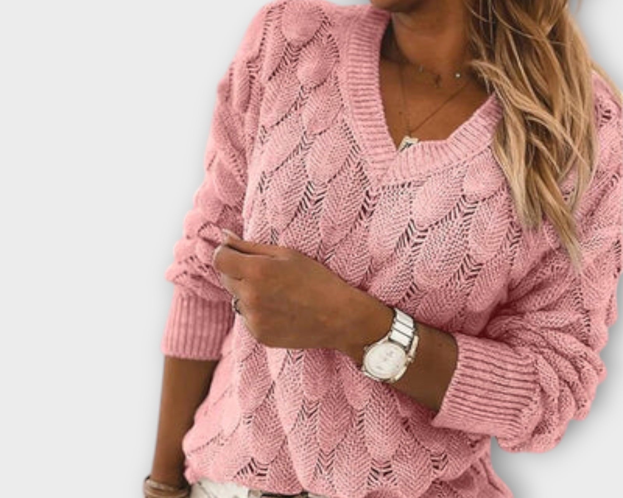 Noemier - Pullover mit V-Ausschnitt