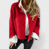 Lena - Stylische Kurze Jacke mit Rundhalsausschnitt