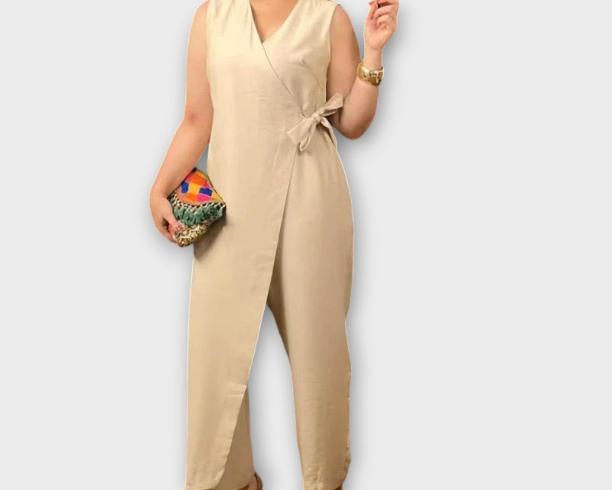 Lilianna - Eleganter Jumpsuit mit Wickelschnitt