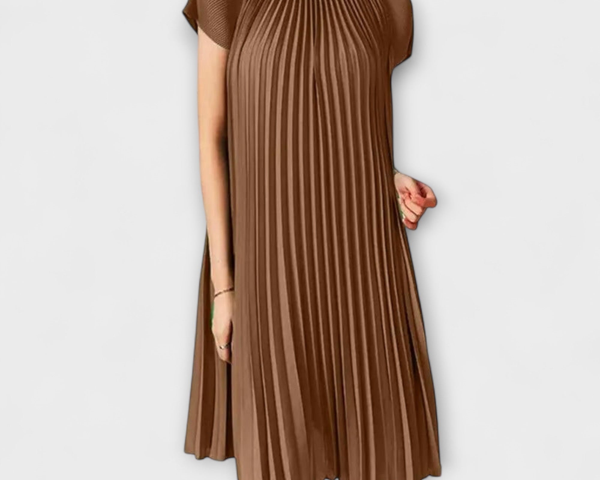 Elegantes Plisseekleid