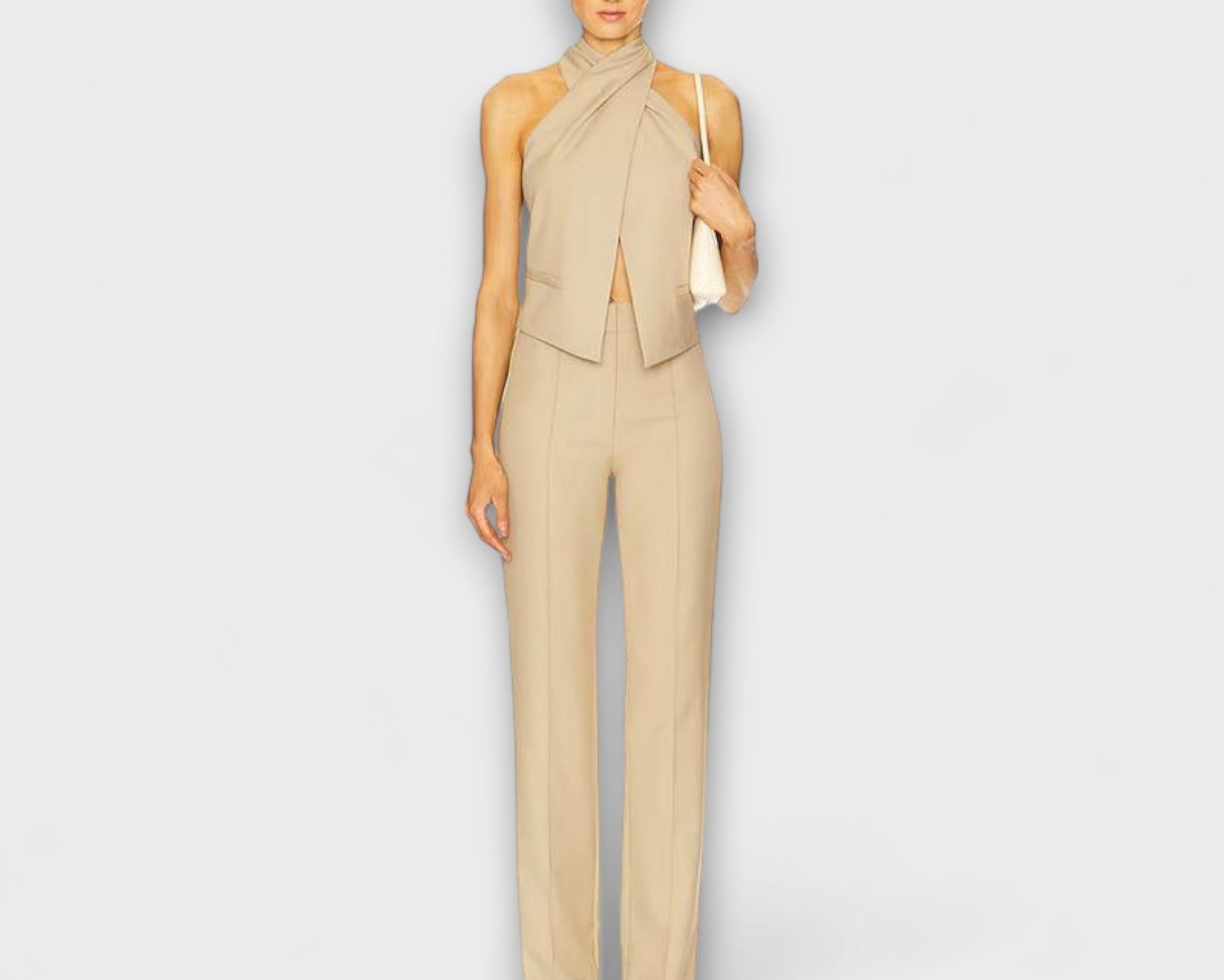 Juni - Crisscross Halter Neck Tanktop