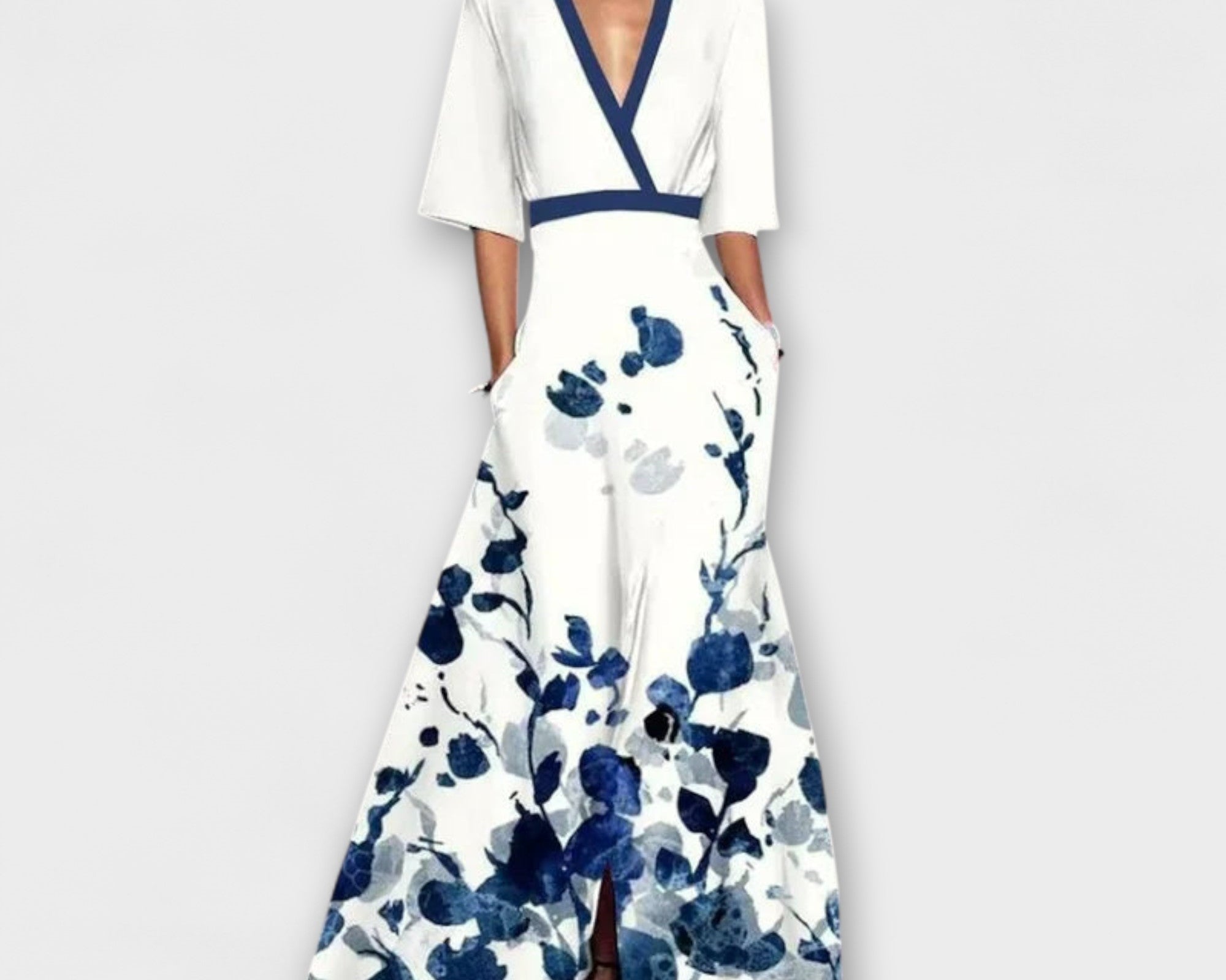 Alma - Elegantes Mouw Design Damenkleid