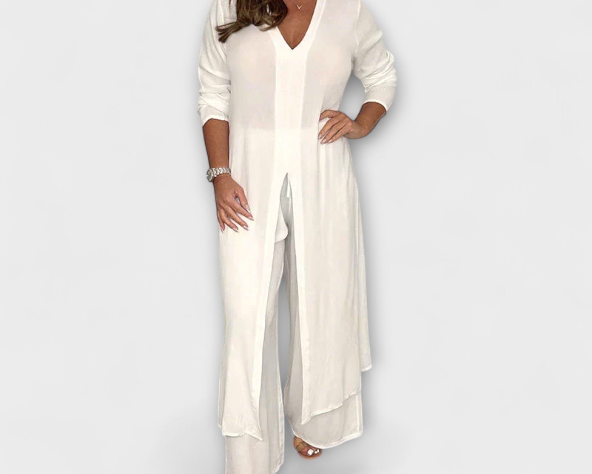 2-teiliges stilvolles Damen-Co-Ord-Set