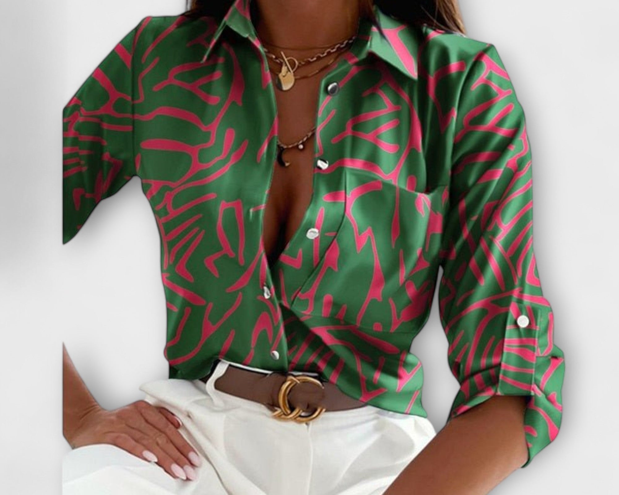 Bluse mit klassischem Kragen