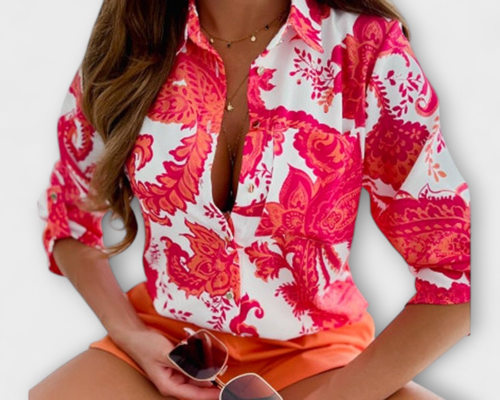 Bluse mit klassischem Kragen