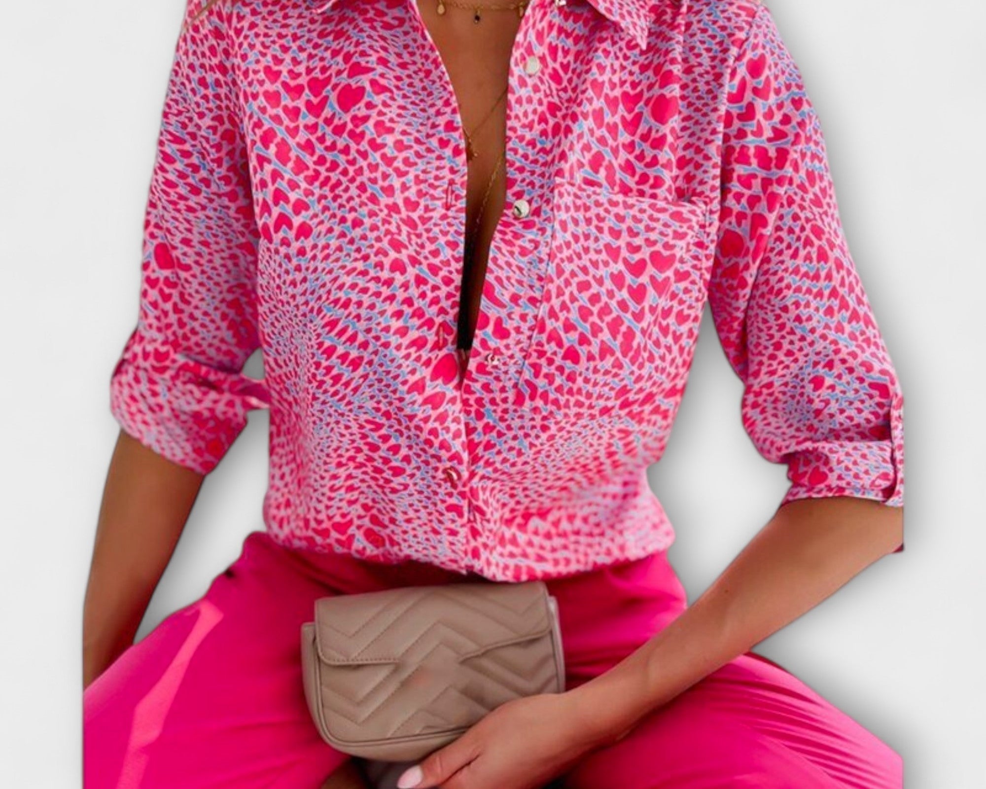 Bluse mit klassischem Kragen