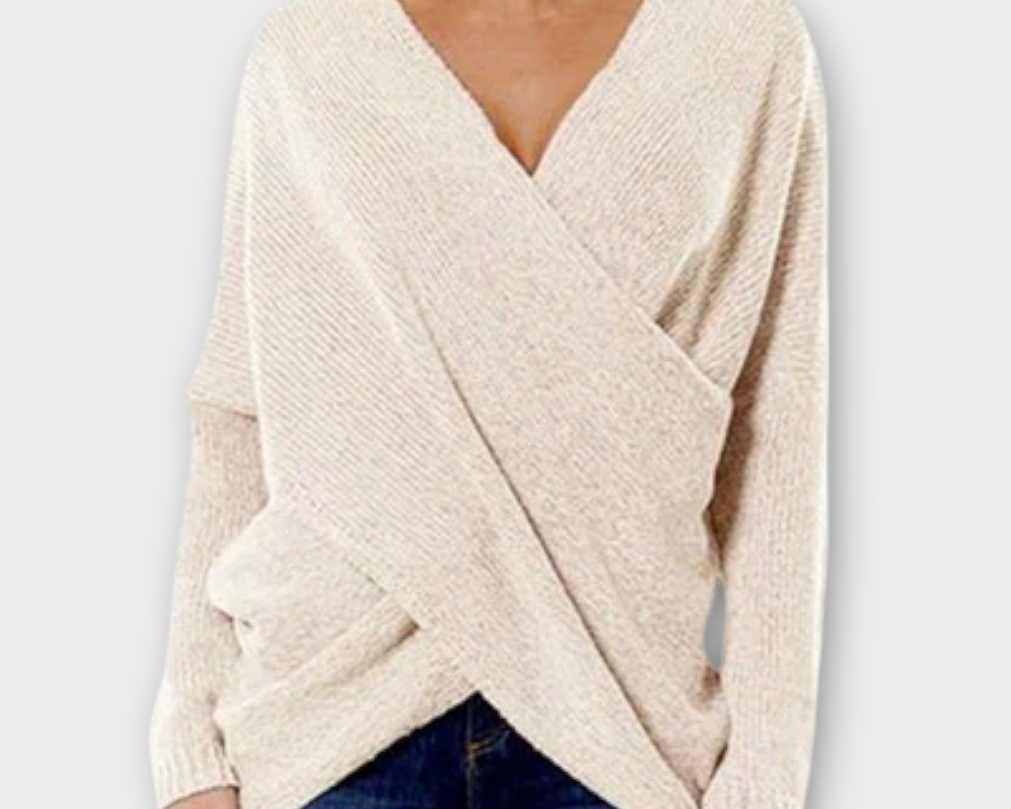 Heidi - Gekreuzter Pullover