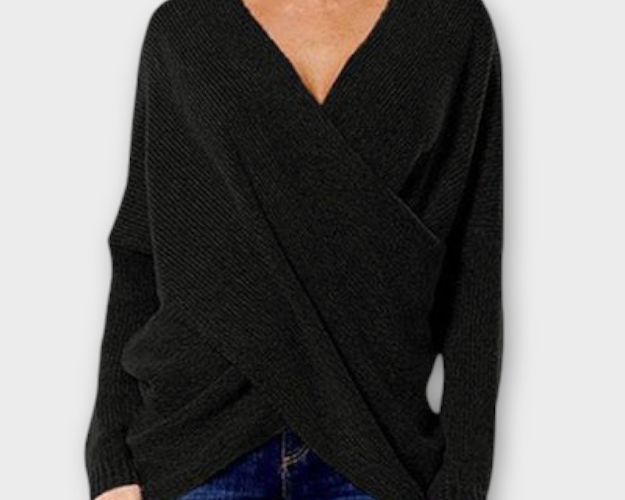 Heidi - Gekreuzter Pullover