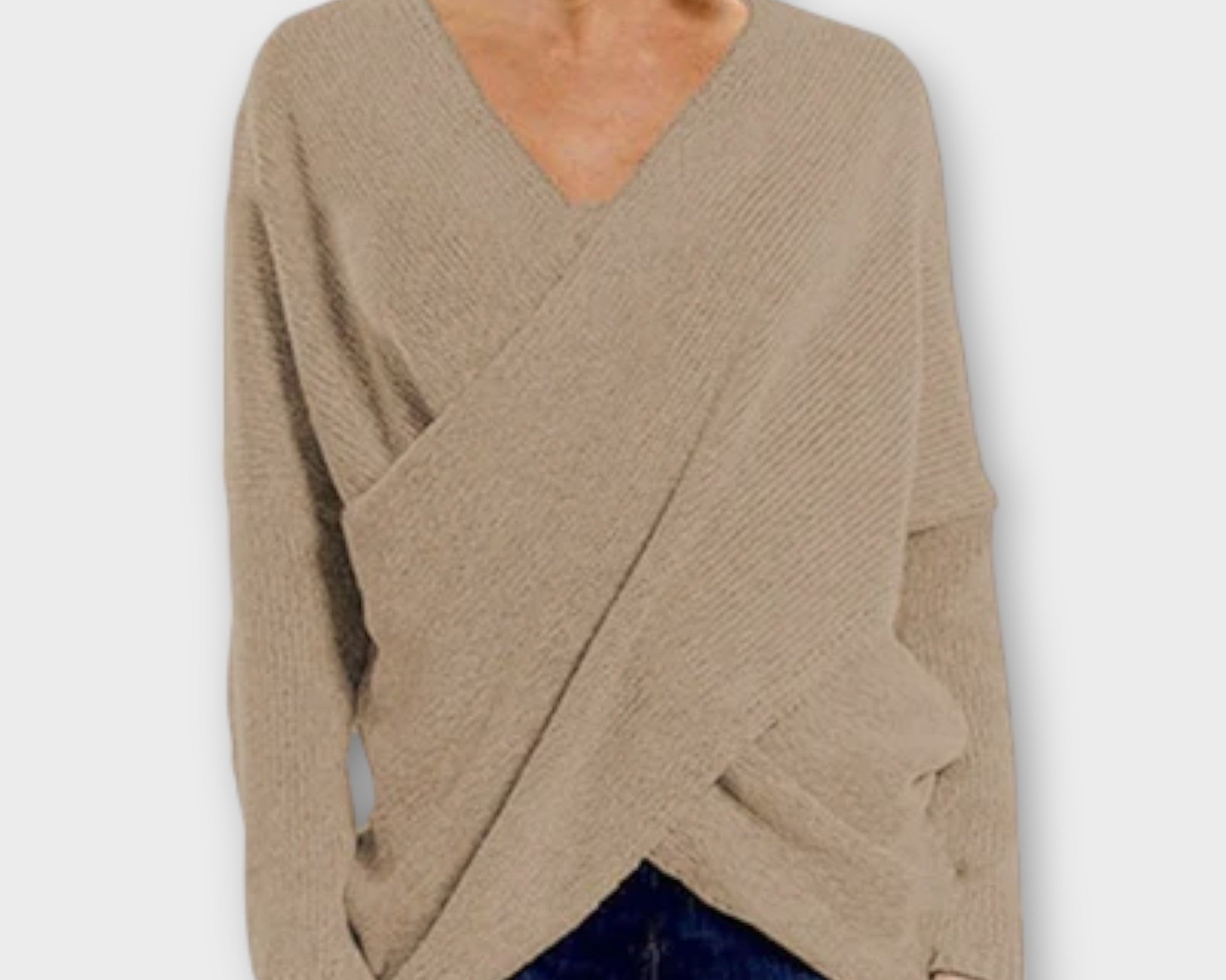 Heidi - Gekreuzter Pullover