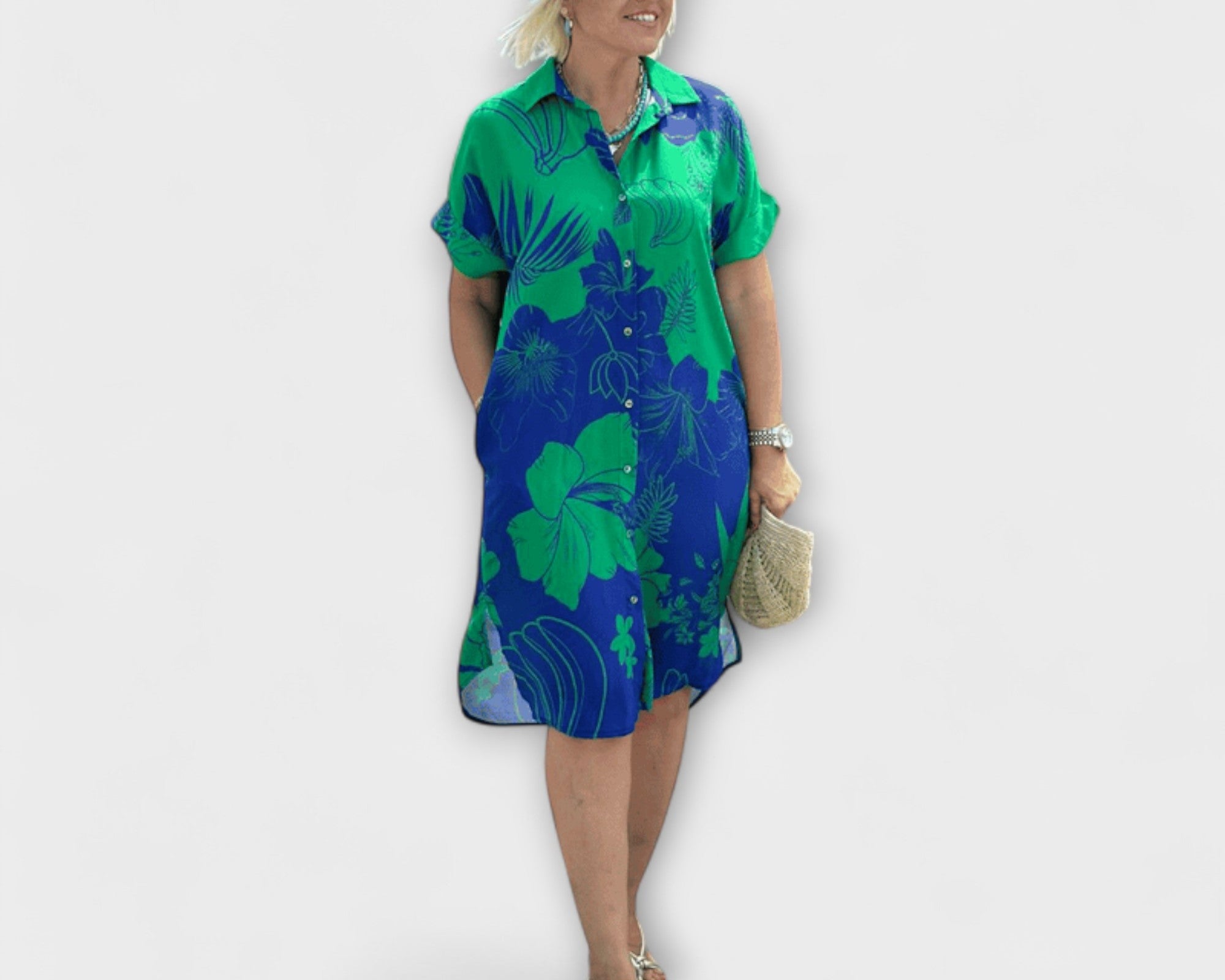 Naomi – Kleid mit Blumenmuster